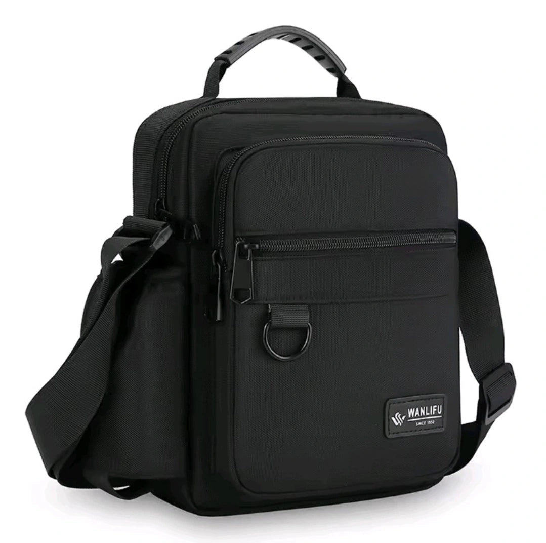 FASHION CASUAL MEN BAG HANDBAG HIGH QUALITY MAN CROSSBODY BAGS EASY TRAVEL BAG STYLISH MEN'S SHOULDER BAG WITH BOTTLE POCKET