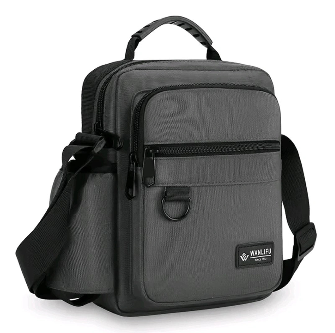 FASHION CASUAL MEN BAG HANDBAG HIGH QUALITY MAN CROSSBODY BAGS EASY TRAVEL BAG STYLISH MEN'S SHOULDER BAG WITH BOTTLE POCKET